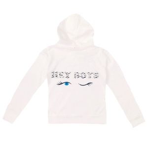 AGREE2DISAGREE • Hey Boys Distressed Hoodie